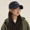 Breathable Embroidered Letter Peaked Cap Big Head Circumference Women Sunshade Hat  Beach