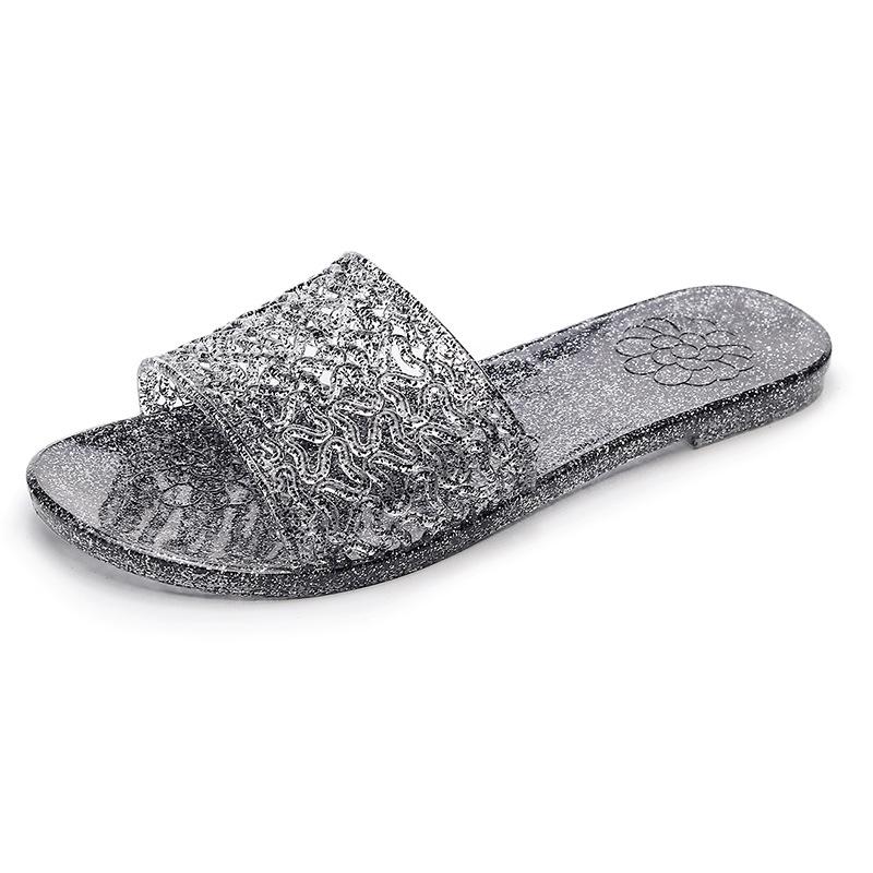 Summer Fashion Crystal Women's Anti-Slip Shower Slippers