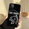 Carp Fish Fishing rod Hook Case For iPhone 11 12 13 14 15 16 Pro Max Cover For iPhone 13 12 Mini XR X XS Max Plus