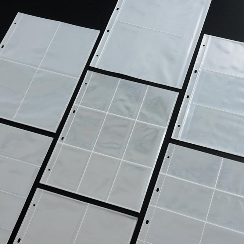 20Piece Plastic Photo Album Refill Page For Collectible Card Thick Clear Binder Pocket Sheet Protectors Photocard Sleeve