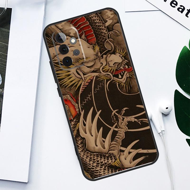 Asian Chinese Dragon For Samsung Galaxy A55 A54 A35 A15 A34 A14 A53 A33 A13 A05 A06 A16 A22 A32 A52 Phone Case
