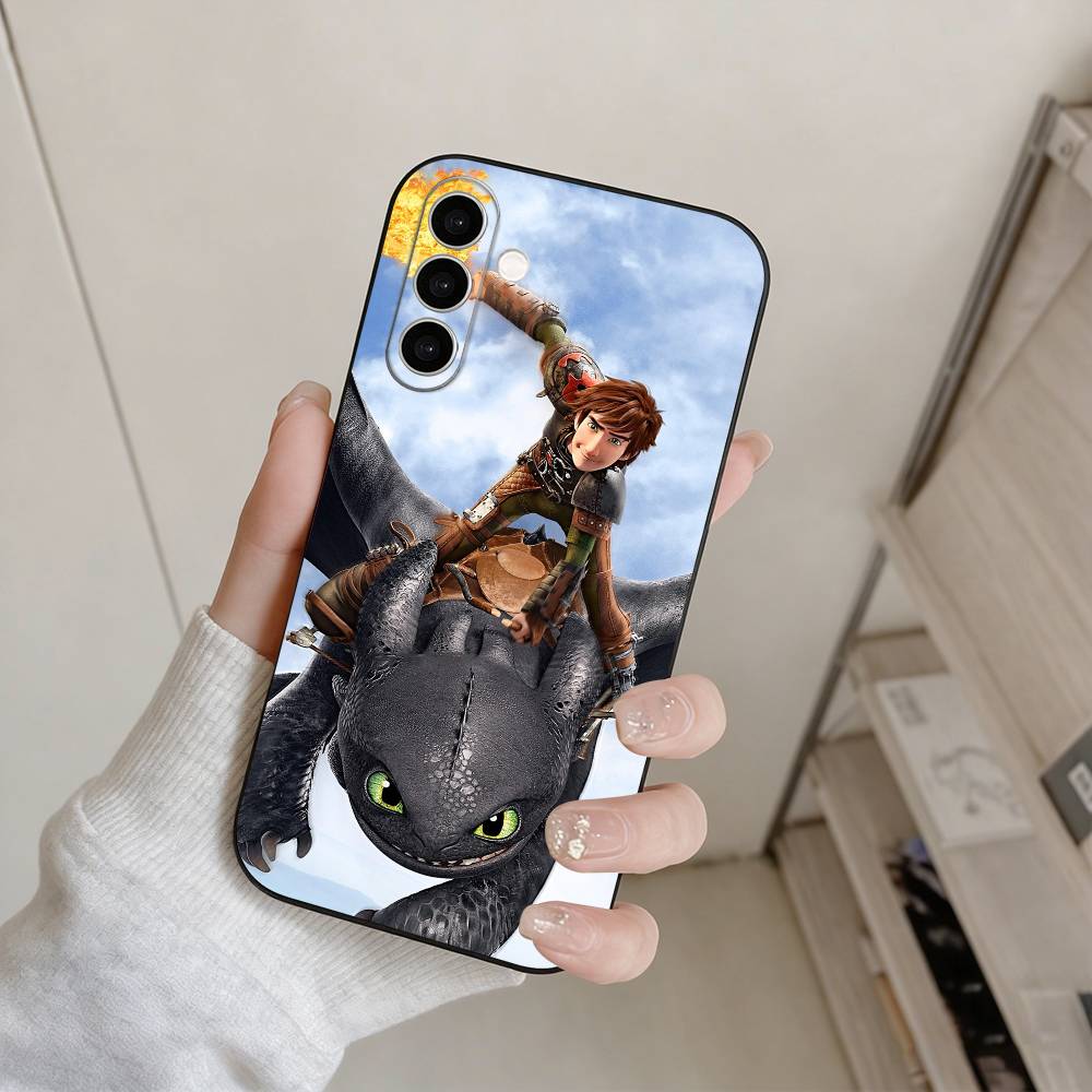 D-Dragon taming expert Phone Case For Samsung Galaxy A73,A72,A71,A70,A53,A52,A51,Others Soft Black Cover