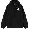 Jake Garcia Hood Fleece Sweatshirt 'Black' Men's I035191-89-XX