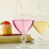 1PC Practical Goblet Drinkware Container Wine Glass Cup Juice Heart-shaped Unique Lovely