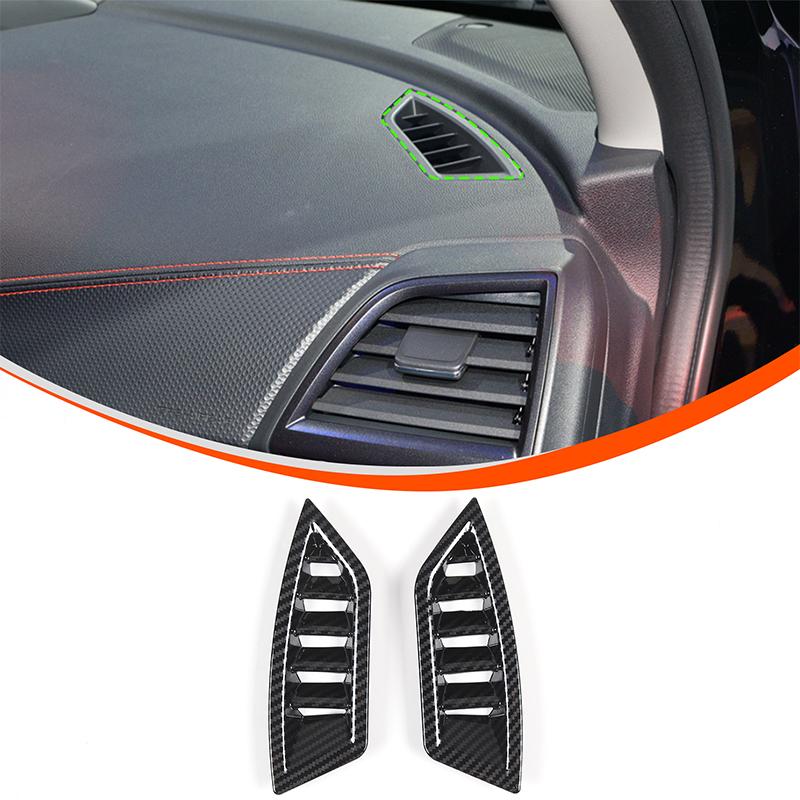 ABS Carbon Fiber For Subaru Forester -2024 Interior Kit Car Dashboard Console Gear Shift Panel Cover Trim Car Accessories