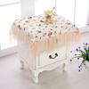 Dustproof Bedside Cabinet Tablecloth 75*80cm Universal Rectangular Table Cover Nappe Bedside Table Sleeve