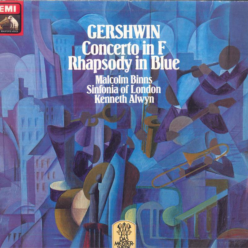 

LP Record MALCOLM BINNS SINFONIA OF LONDON Gershwin Concerto In F Rhapsody I 1C0371890301 HIS MASTERS V Germany Classical Used
