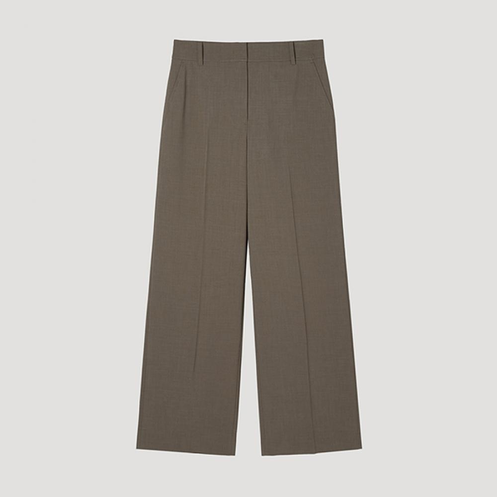 

[shs Miss] Широкие брюки с окантовкой сзади Swsslp2207l Lw light brown/55