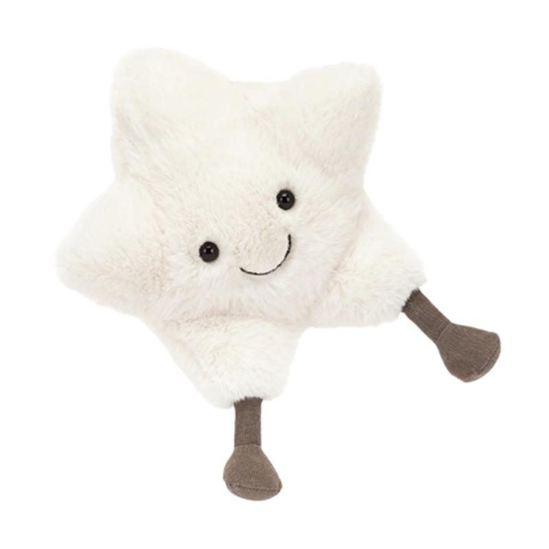 JELLYCAT Fun Items Series Cream Star Cute Doll Plush Doll 10cm Tall