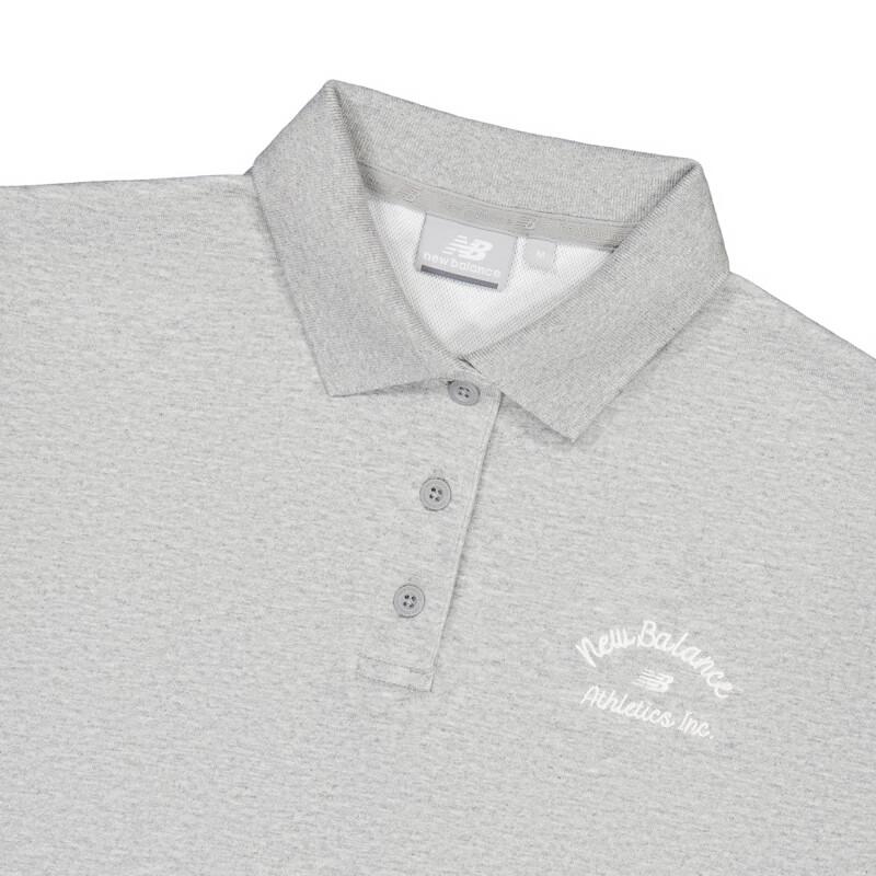 New Balance Polo Shirt Women's Gray NFE22252-MGR