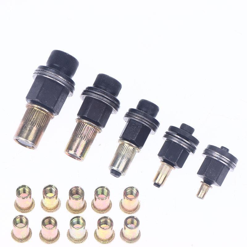 11-teiliges Hand-Nietmuttern-Montagewerkzeug-Set für M3 M4 M5 M6 M8 M10 M12 Muttern