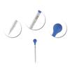 Blaue Pipette Pipett Mit Skala Glaspipetten Skala Tropfer Gummikopf
