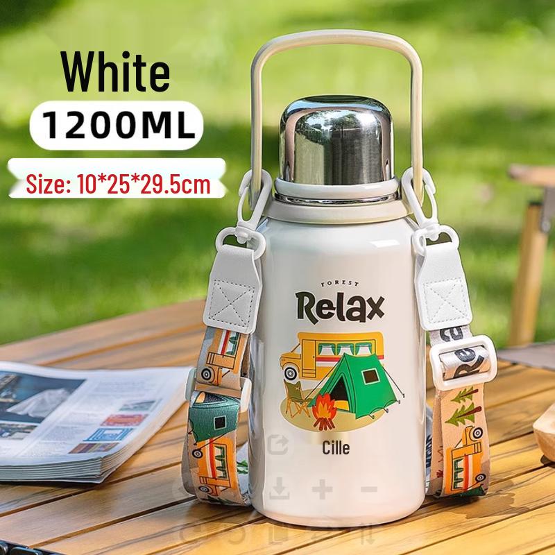 Xile 1200ml Insulated Water Bottle with Tea Infuser