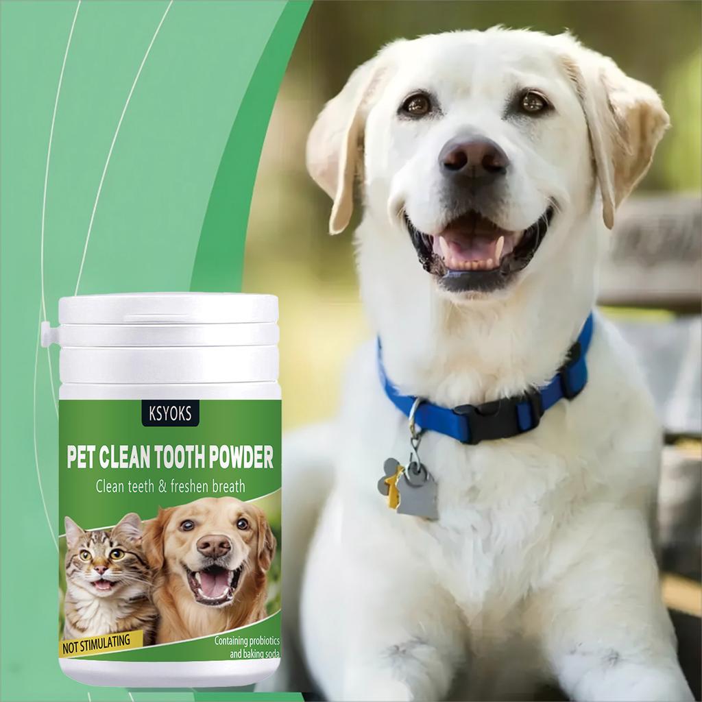 Pet Tooth Powder Can Improve Tooth Cleanliness and Provide Delicate Cleaning
