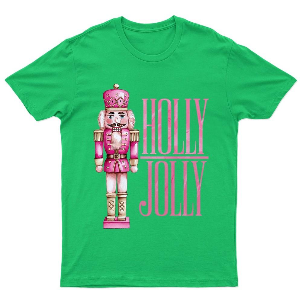 Holly Jolly Nutcracker Christmas TShirt Unisex Gift Retro Seasonal Funny Xmas S