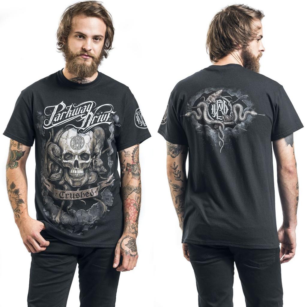 2026 Sommar Parkway Drive Grafisk Bomulls T-shirt Unisex Sommar Kortärmad Mode Märke T-shirt Lyxig Vardaglig Vintage T-shirts