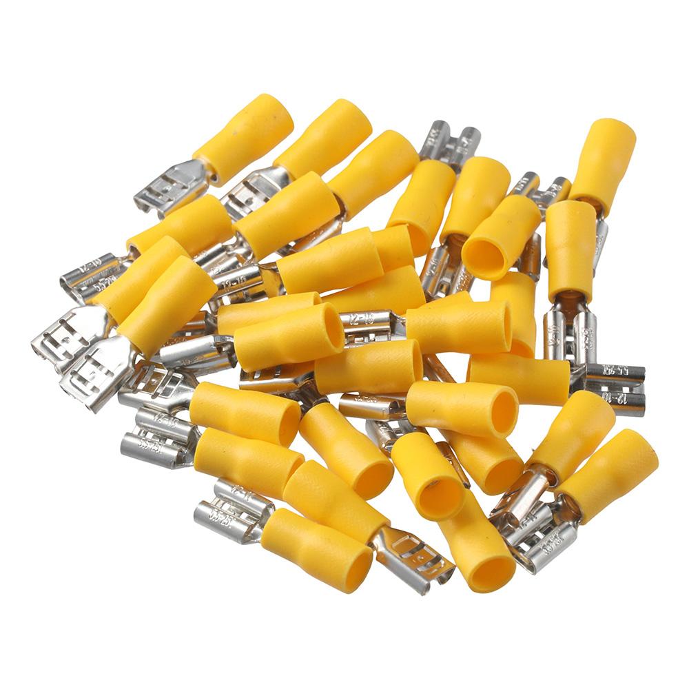 

100PCS 4-6mm² Female Quick Disconnects FDD5.5-250 Electrical Crimp Terminal