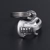 Adjustable Unisex Punk Rock Guitar Ring Plated Copper Band Retro Style Finger Men Women