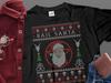 Devil Santa Claus Unisex T-Shirt, Hail Santa Shirt I Pentagram Death Metal Satan Costume Shirt, Christmas Horror Tee, Horror Christmas Shirt