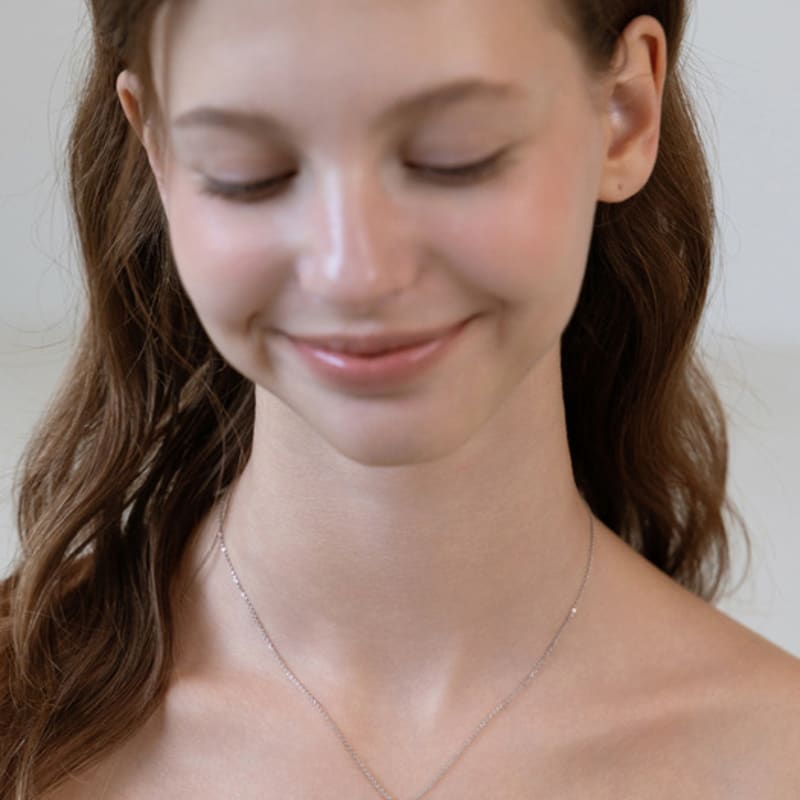 Tatiana (Silver 925) Moissanite 0.25 Carat Necklace DN0008