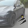 For Tesla Model Y Juniper 2025 Rear Bumper Spoiler Lip Carbon Fiber Wing Trim Anti-crash Diffuser Side Skirt Wrap Angle Splitter