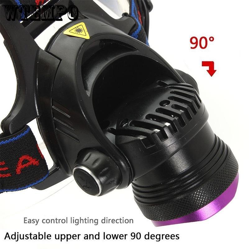 T6 Fixed Focus Charging Remote Waterproof Outdoor Fishing Head Lamp LED High Light Headlight Camping Lamp