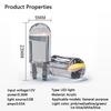Car LED T10 W5W Canbus Glass Car Light COB Clear 6000K Reading Dome Lamp Marker Wedge License PlateLight Bulb 168 194 192 DC 12V