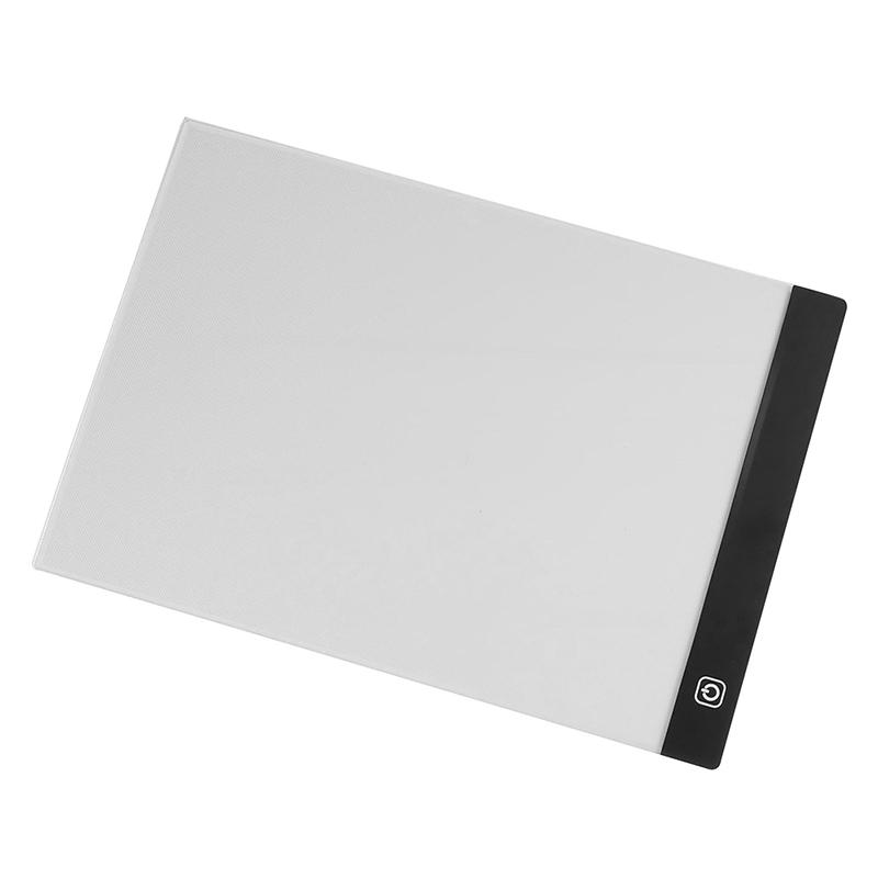 Dimbar USB A4 LED Lysboks Tegnebrett Kunst Sjablong Tegnemønster Pad