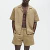 Men's Beaded Short Sleeve Shirt Shorts Collection