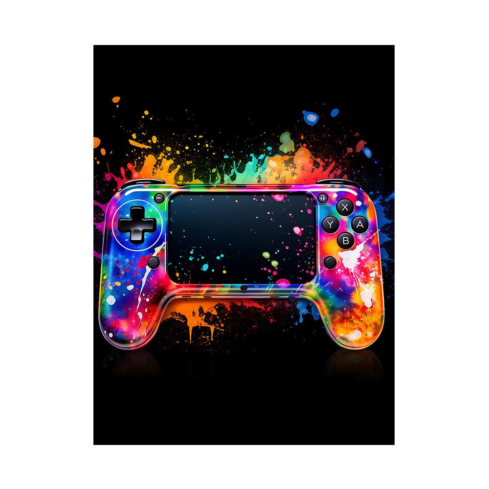 Pop Neon Videospiel Charakter Poster Gamepad Kopfhörer Fußball Basketball Leinwand Druck Wand Kunst Dekor Gaming Zimmer Dekoration