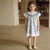 Summer Floral Puff Sleeve Toddler Dress