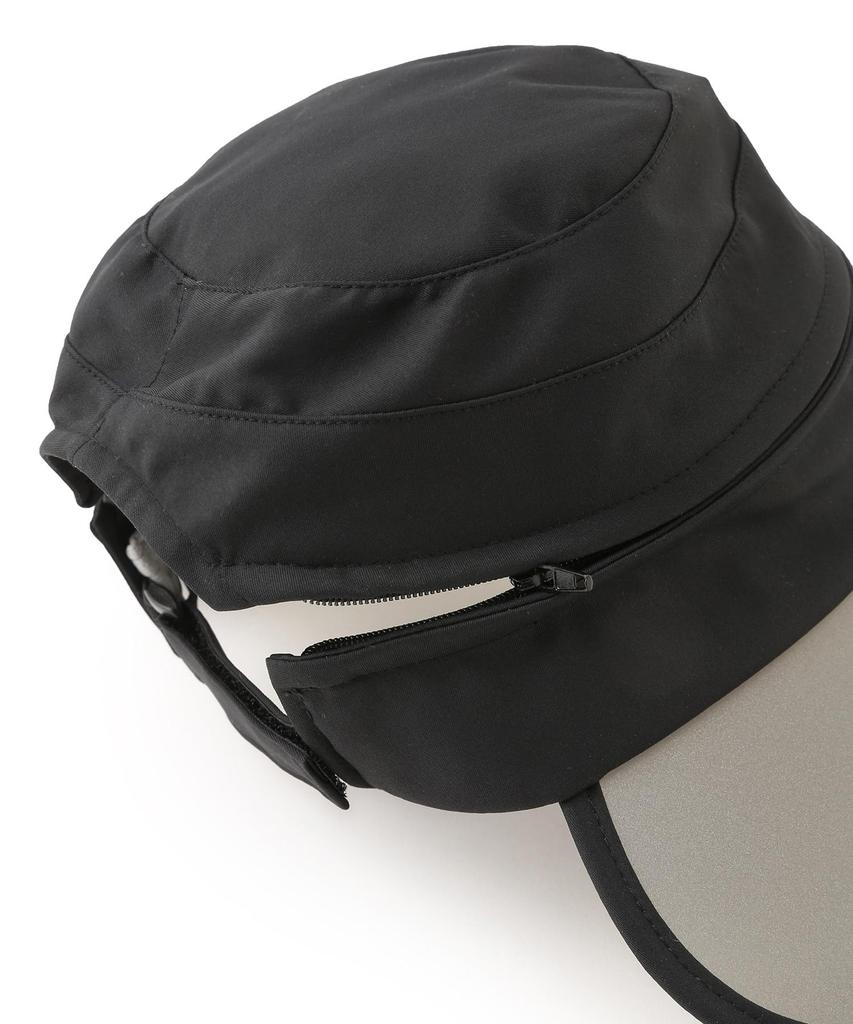 Jun & Rope 2-Way UV Self-Hat (Wide Brim) for Women ERU45020 Black Maine (01)