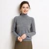 Women's High Neck Cashmere Sweater - Loose Fit, Pure Color, Thickened for Autumn/Winter