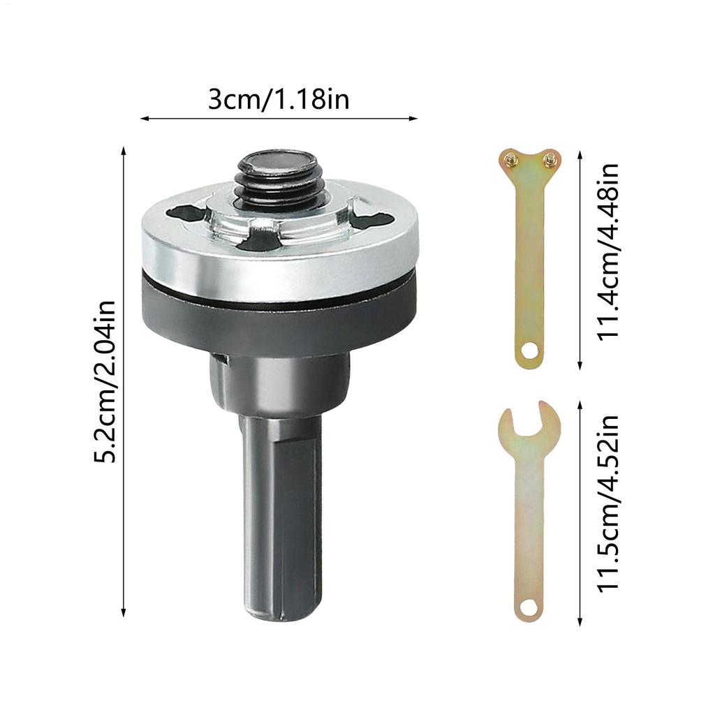 Angle Grinder Extension Rod Angle Grinder Drill Bit Adapter Kit Converting Attachment Power Tool Parts For Grinding Cutting