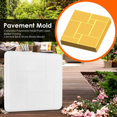 Garden Pavement Mold Reusable Stone Floor Road Mold DIY Manually Handmade Practical Portable Multi-function for Home Courtyard