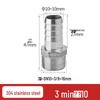 304 Stainless Steel Hex Male Thread Pagoda Fitting for Water/Air Hose