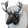Tissue Dispenser 3D Printed Elk Toilet Paper Holder, Stable Base Bathroom Roll Durable Stand Dispenser, Waterproof PLA Decorative Towel Storage,