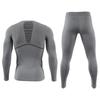 Set Base Layer Senza Cuciture ESDY per Outdoor, Yoga, Sci e Fitness (Modello A204)