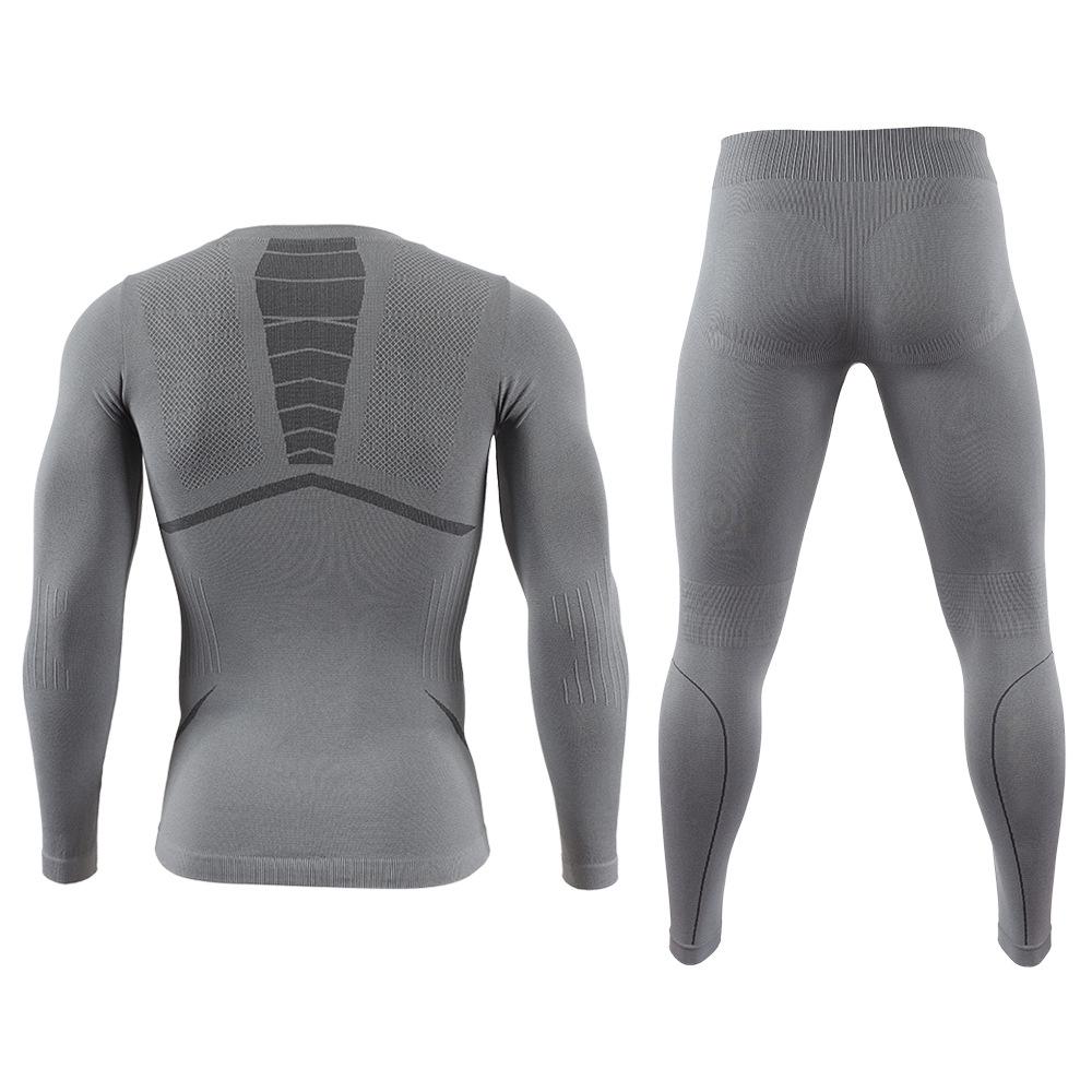 Set Base Layer Senza Cuciture ESDY per Outdoor, Yoga, Sci e Fitness (Modello A204)