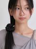 Obla Sequin Mini Scrunchie_Blackwhite Hs022