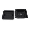 RV Side Vent Fan 8.1 X 7.3in One Way 12V Motorhome Exhaust Fan with Louver Cover and Mesh for RV Trailer
