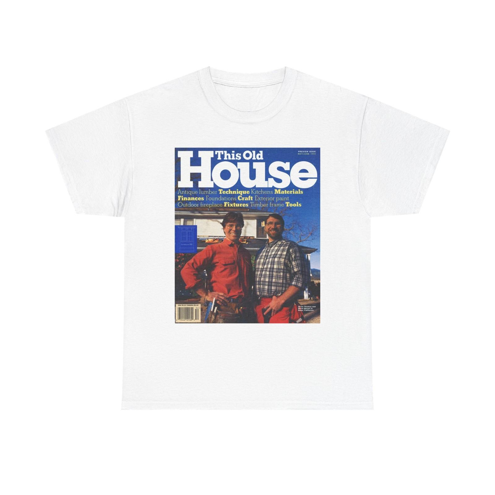 This Old House Graphic T Shirt Vintage New England Unisex Heavy Cotton Tee XXXL