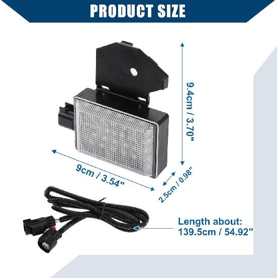 NO. 68395126AA/56021441AC Car LED Under Hood Light Lamp Harness Assembly for Dodge for Ram 1500 2500 3500 4500 5500 Pickup Charger for Chrysler for