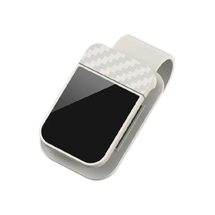ABS Materials Car Sunglasses Holder With Soft Padding Multipurpose Organizers for Glasses Tickets Quick Installation