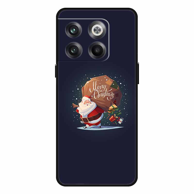 For Oneplus 10T Case 10 Pro Christmas Silicone Soft TPU Cover for Oneplus Nord N20 SE One plus ACE Pro 10T Coque New Year Gift