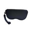 Silicone Glasses Case Portable Sunglasses Pouch with Zipper Lanyard Waterproof Large