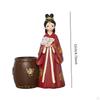 Pen Holder Ancient Beauty Cartoon Animal Desk Decor Makeup Brush Elegant for Countertop