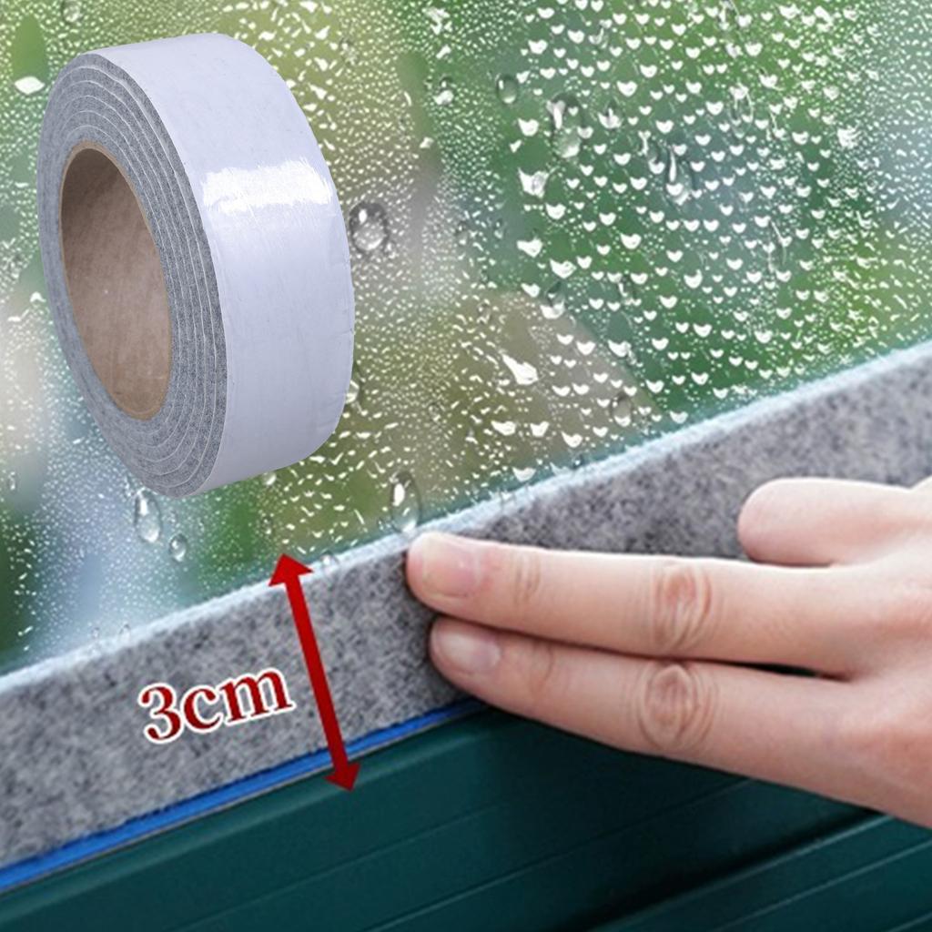 Víceúčelové role Kondenzační okenní těsnicí pásky Domácí doplněk Přenosné pro absorpci vlhkosti a sušení Okno