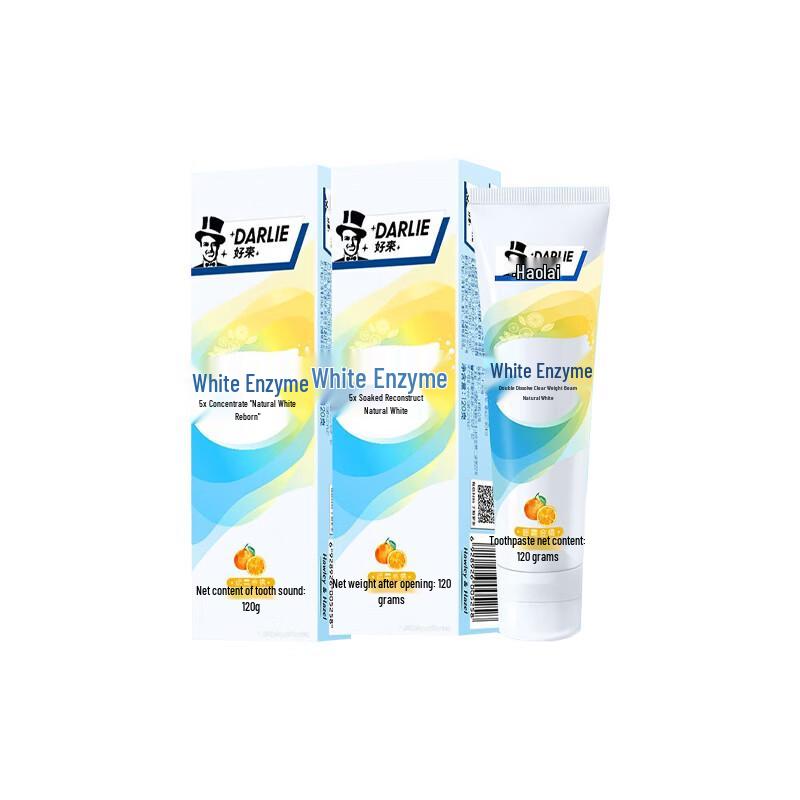 Darlie White Enzyme Sunset Kumquat Toothpaste (Twin Pack)