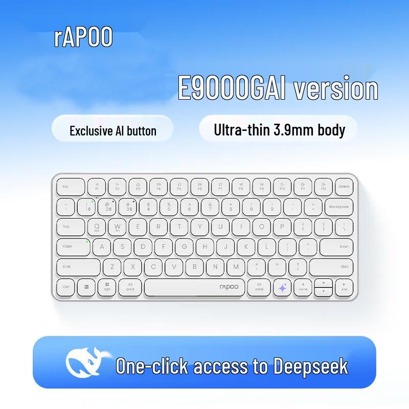 

Rapoo E9000G AI Multi-Mode Wireless Keyboard